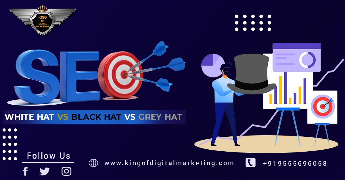 White hat SEO vs Black hat SEO vs Grey hat SEO